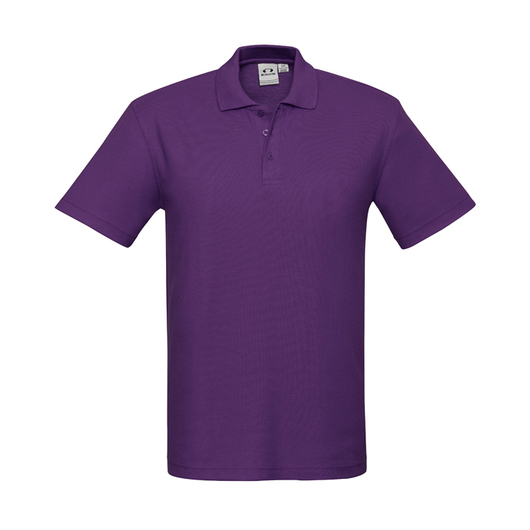 Mens Crew Polo Purple